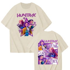 Casual HUNTRIX Graphic Print Cotton T-Shirt