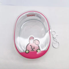 BANGTAN Doll Transparent Portable Storage Bag