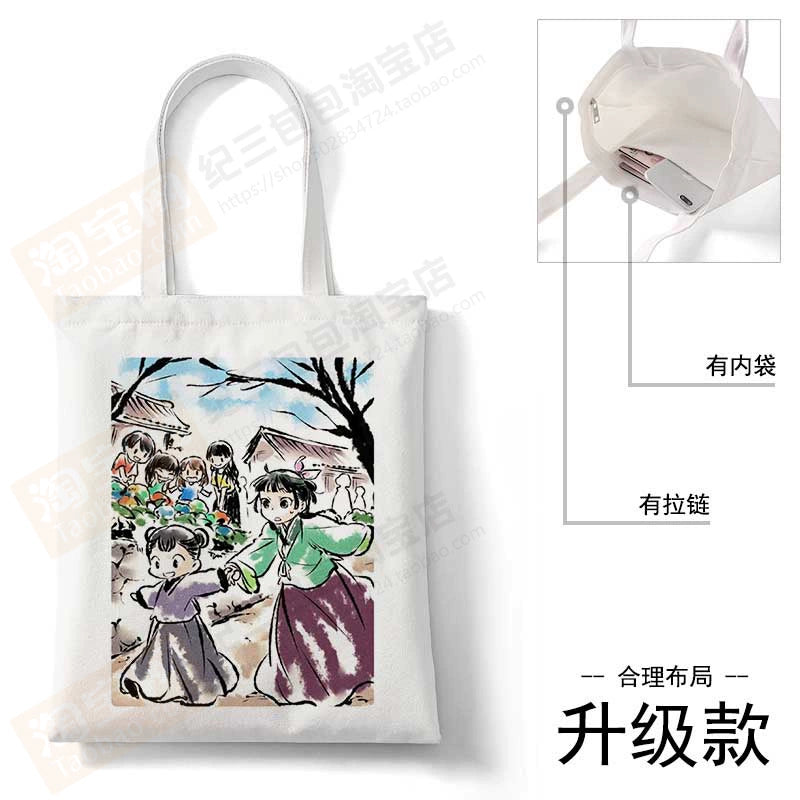 Anime Canvas Tote Bag