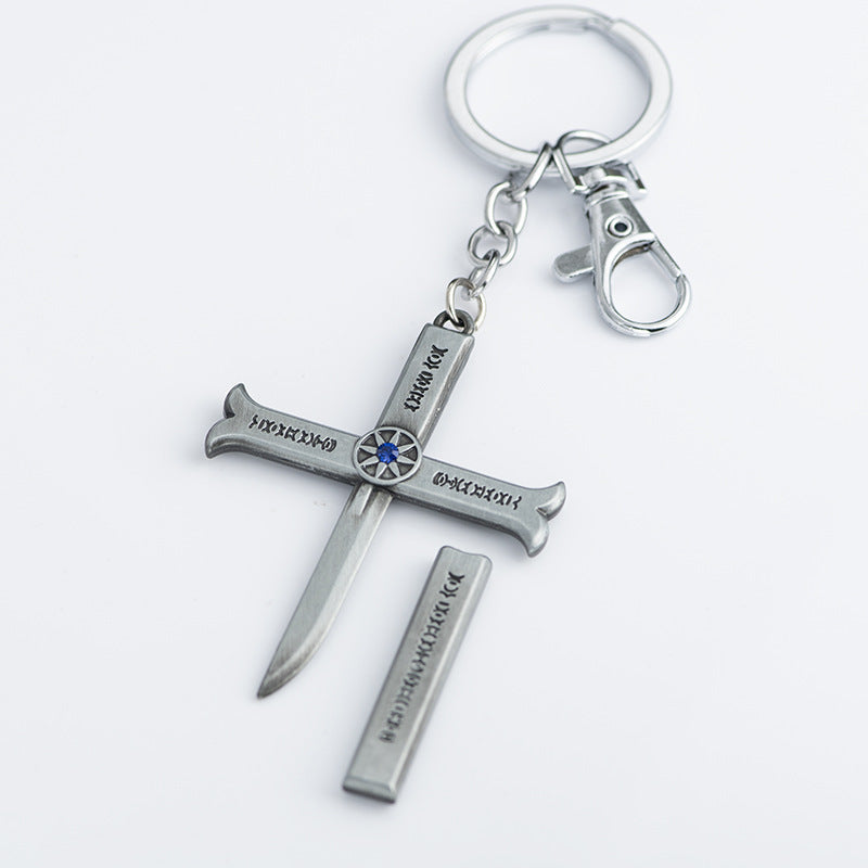 Mihawk Sword Kogatana Necklace Keychain