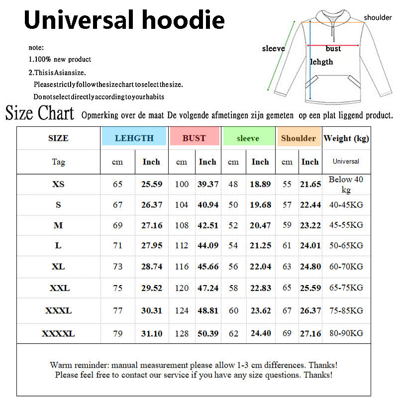 Unisex Louis Walls Print Casual Hoodie