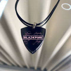 BP Signature Guitar Pick Necklace Keyring