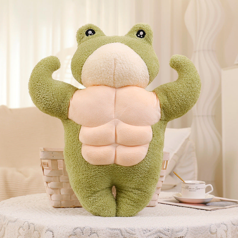 Buff Funny Frog and Duck Plushies