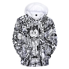 Unisex Anime 3D Color Printed Cosplay Casual Hoodie