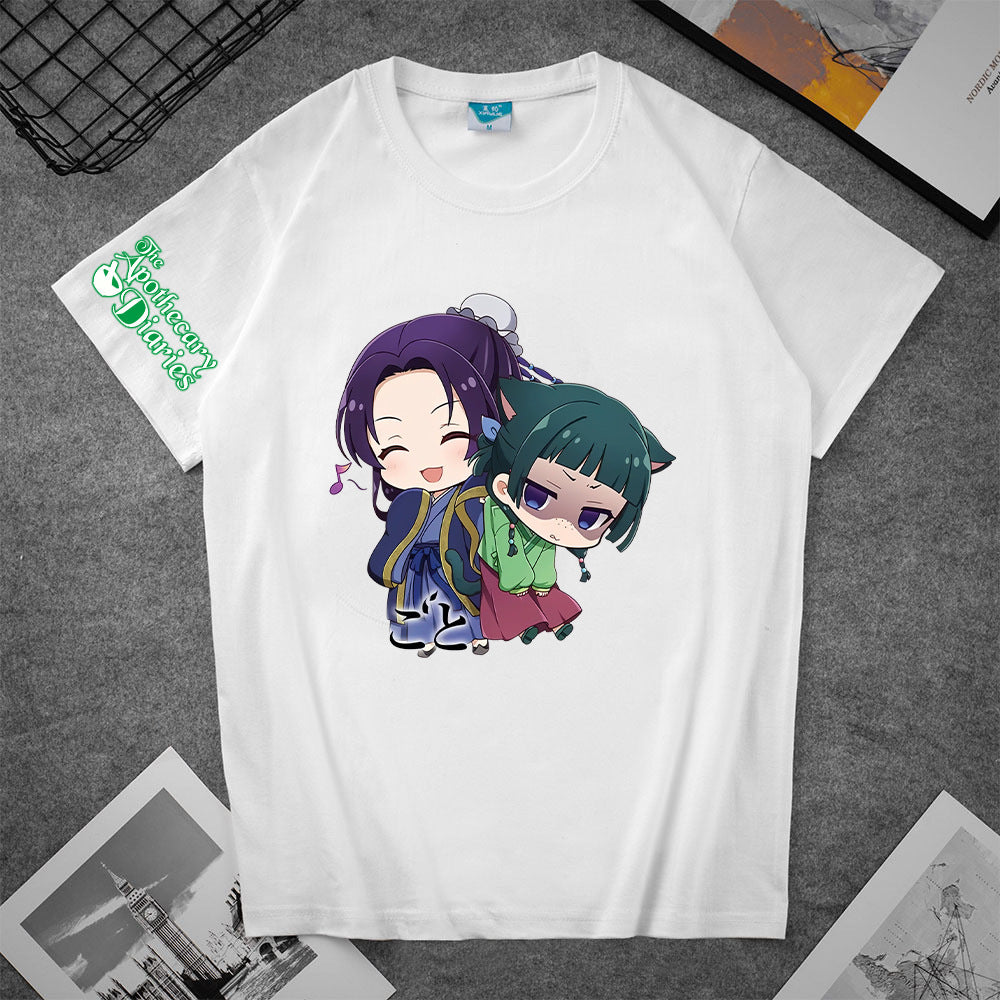 Trendy Girl's Anime Short Sleeve T-Shirt