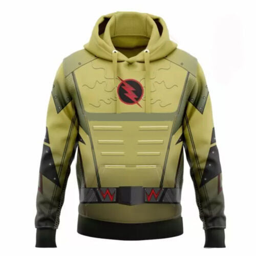 Unisex Comic Digital Printed Cosplay Loose Hoodie