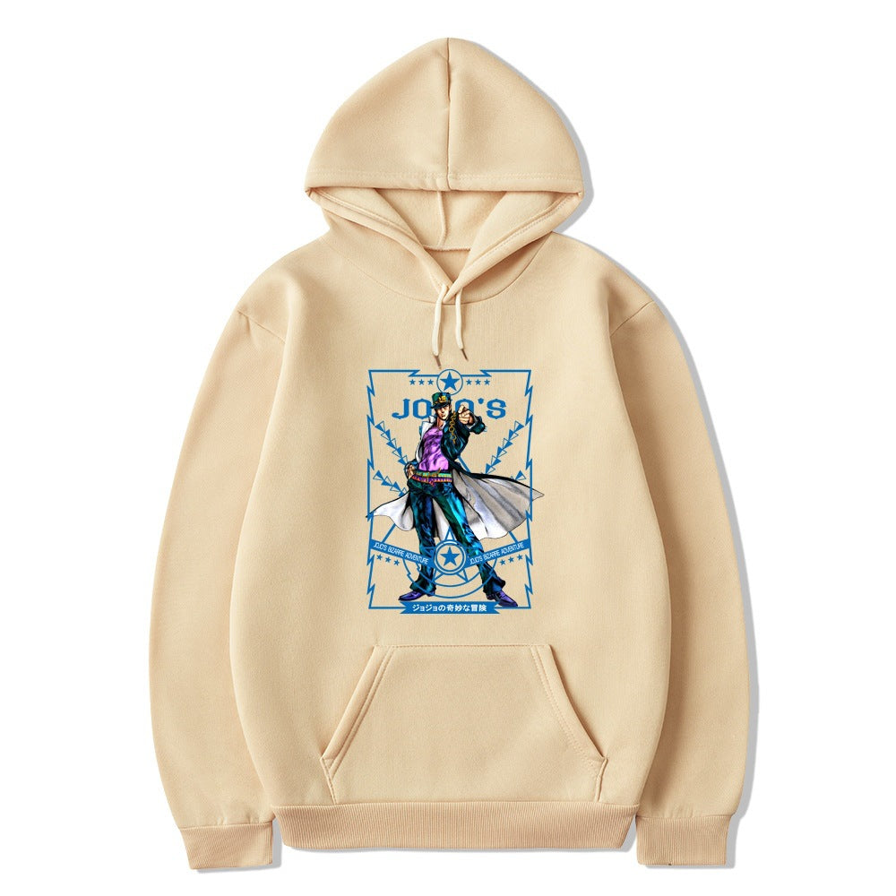 Trendy Jojo Graphic Printed Loose Hoodie