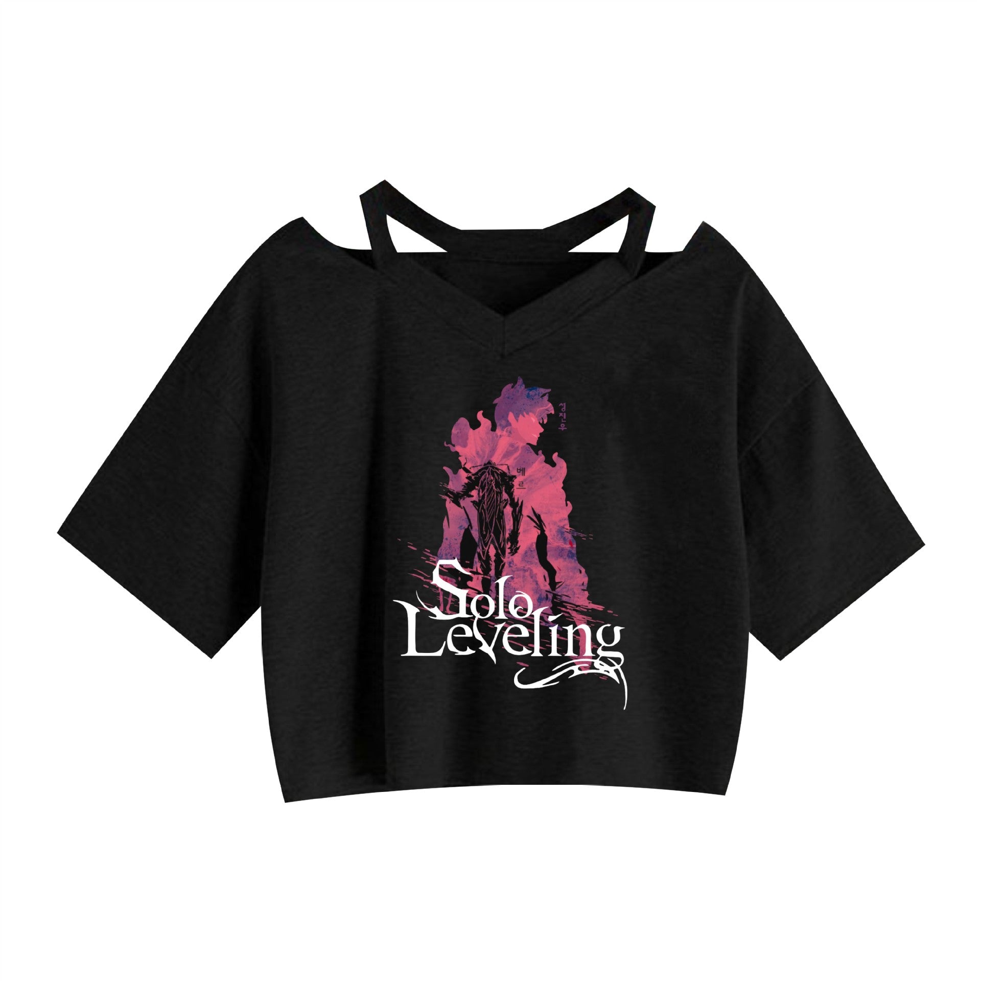 Women's Anime Graphic Printed Crop Top