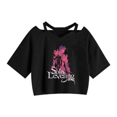 Women's Anime Graphic Printed Crop Top