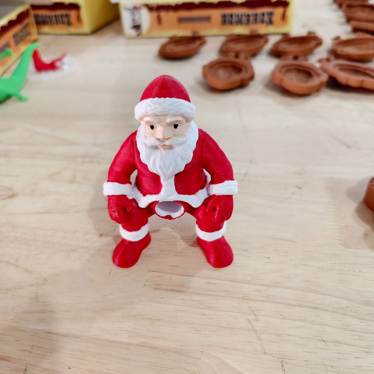 Santa Butt Toothpaste Dispenser