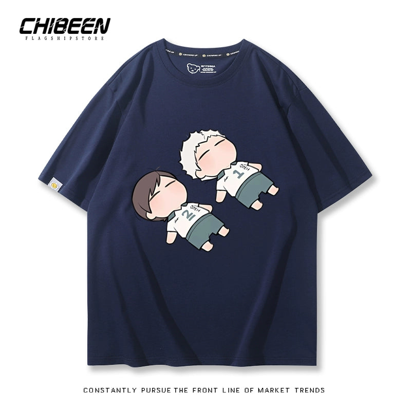 Unisex Anime Pattern Short Sleeve T-Shirt