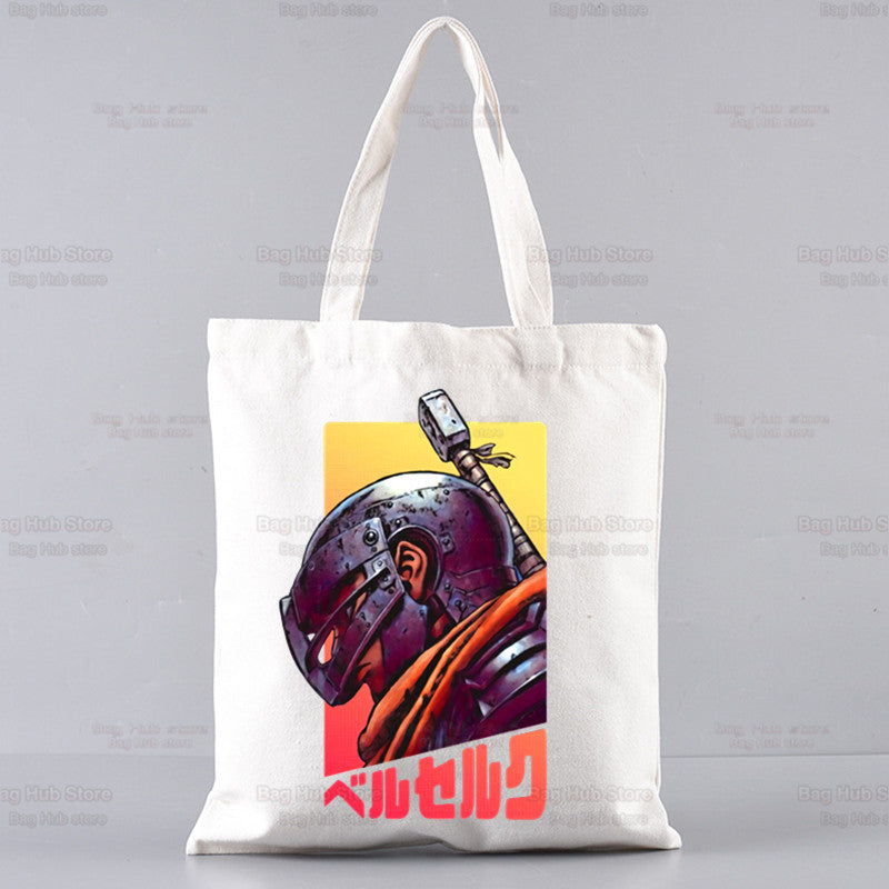 Guts Anime Printed Canvas Tote Bag