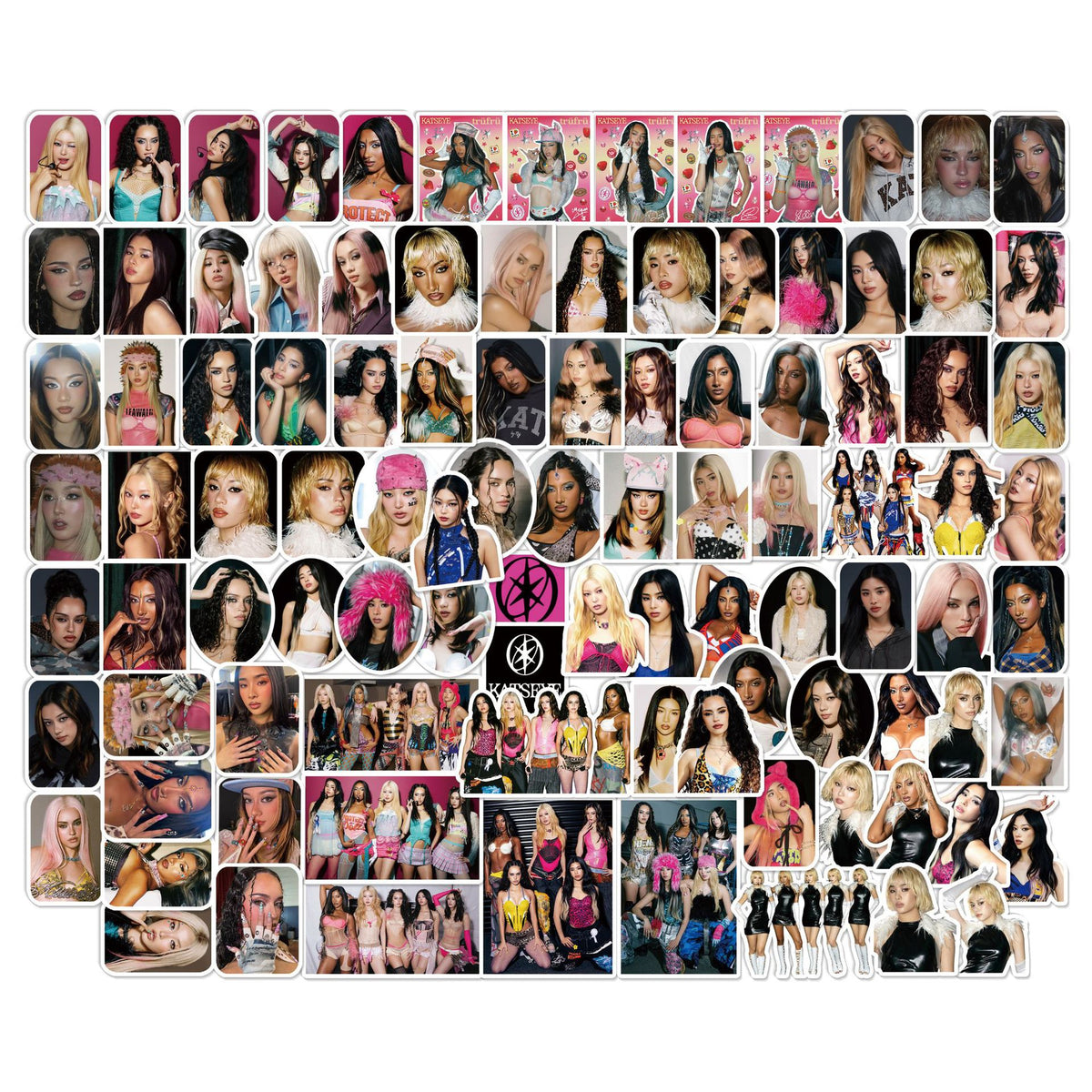 100PCS Pinky UP Album Stickers