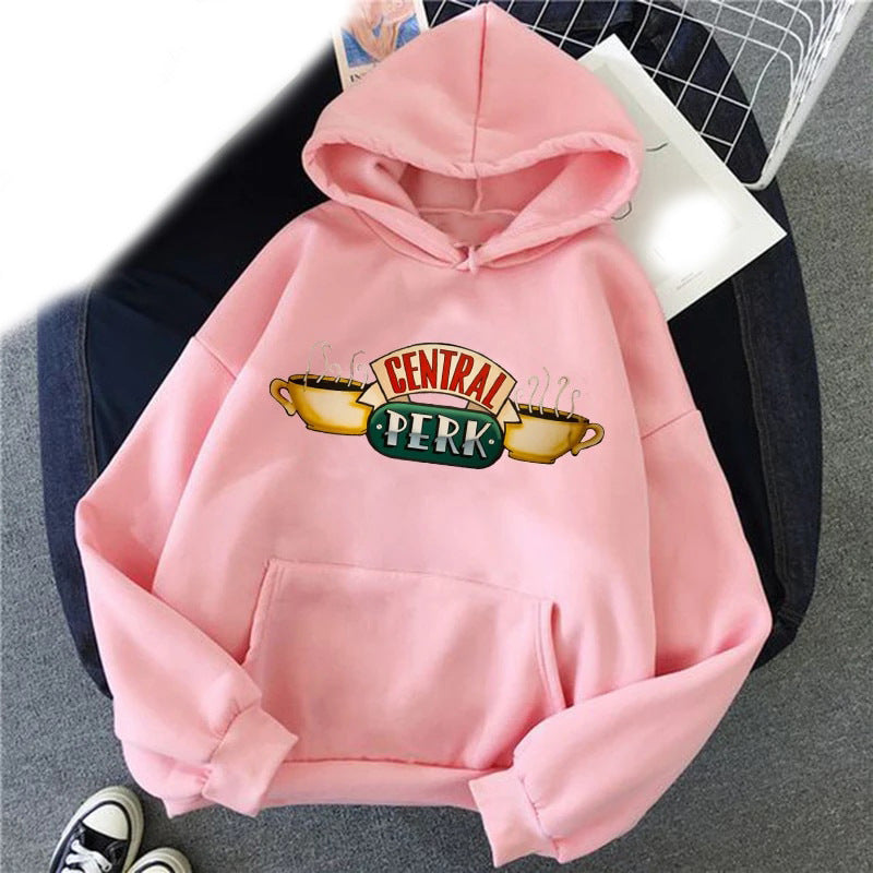 Friends Central Perk Printed Hoodie