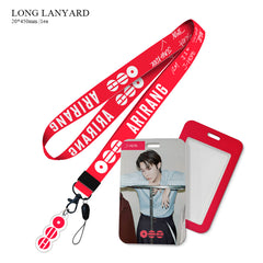 BANGTAN Card Holder Lanyard Pendant Keychain