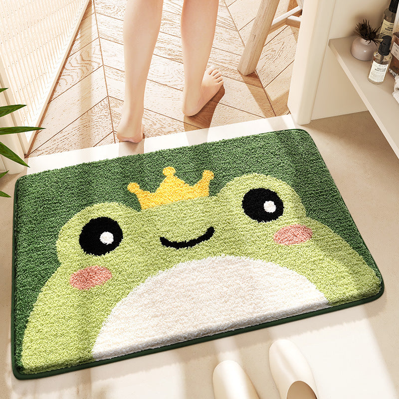 Cartoon Frog Non-slip Foot Mat