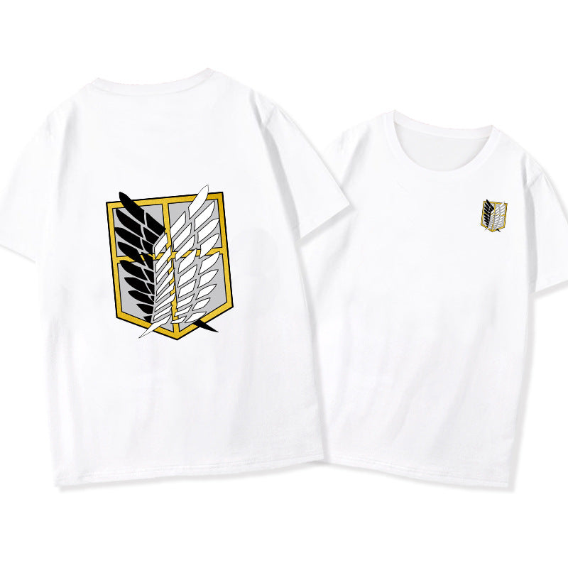 Wings of Freedom Short Sleeve Crew Neck T-shirt