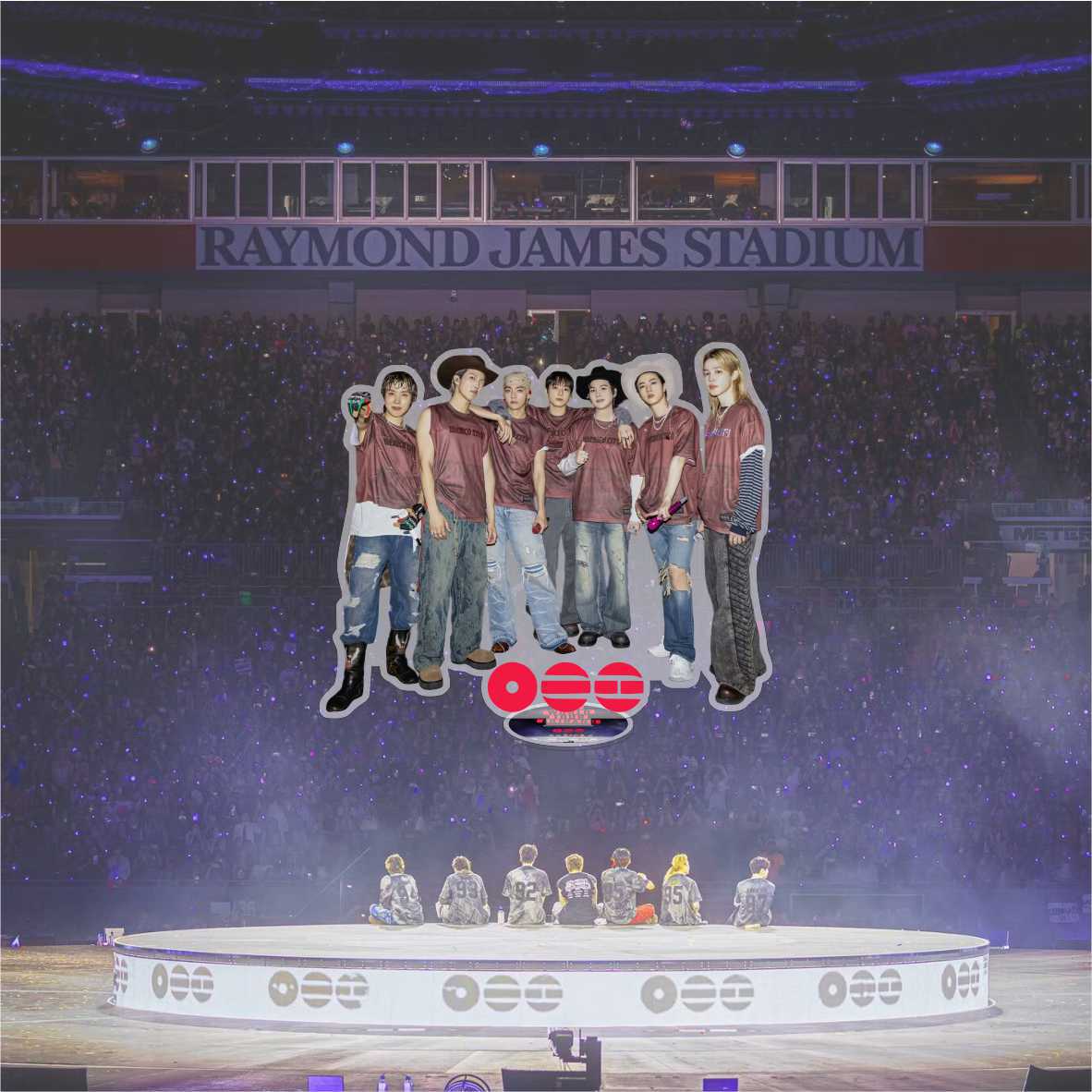 BANGTAN 15cm Acrylic Ornament Figurine