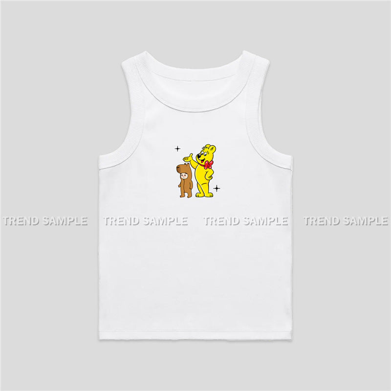 Women's JENNIE Printed Vest Sleeveless Top