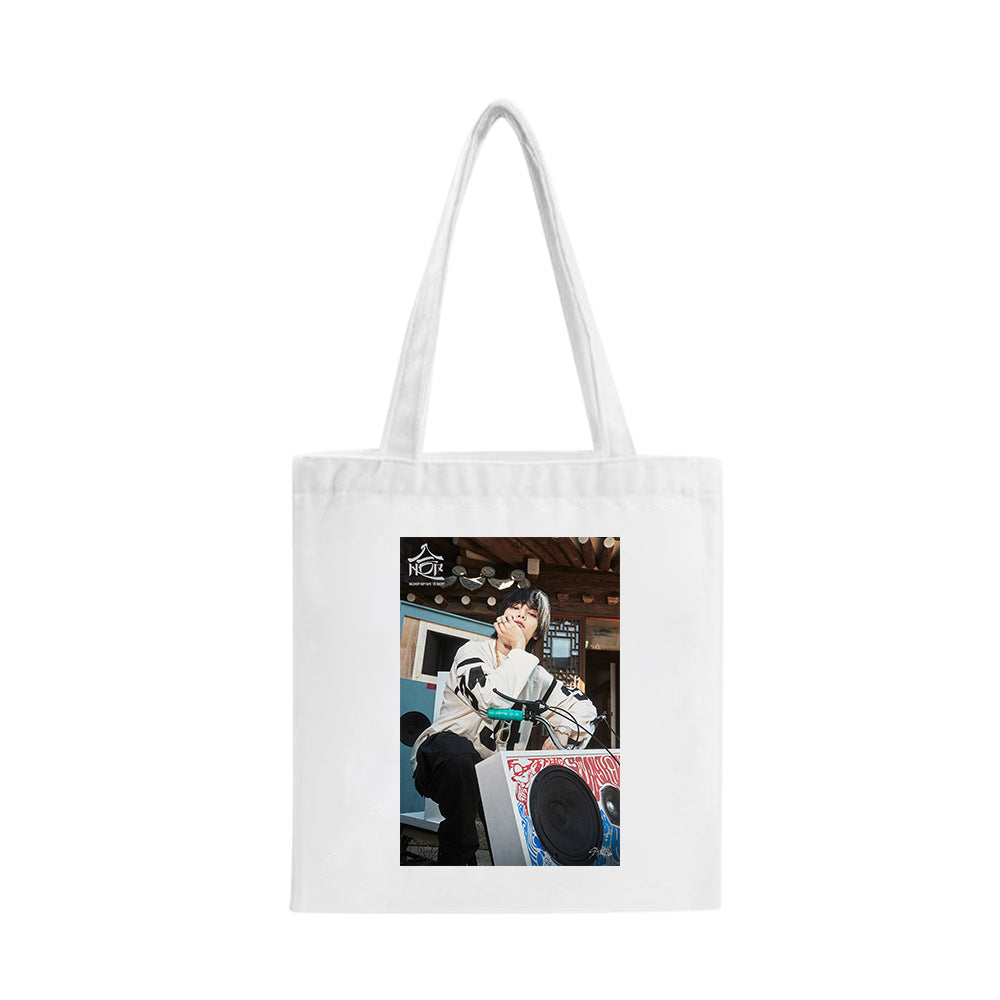 Kpop Pattern Tote Canvas Bag
