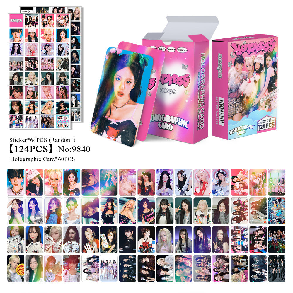 124 KPOP Laser PhotoCards