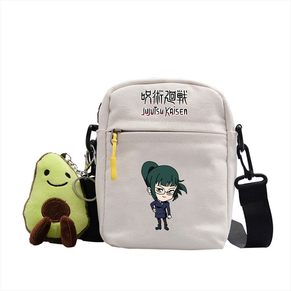 Casual Cartoon Anime Canvas Shoulder Bag