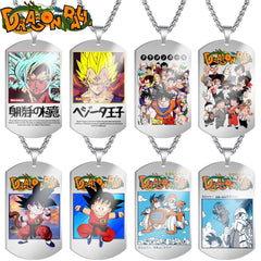 Super Saiyan Stainless Steel Dog Tag Necklace