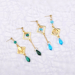 Trendy Seven Elements Game Earrings