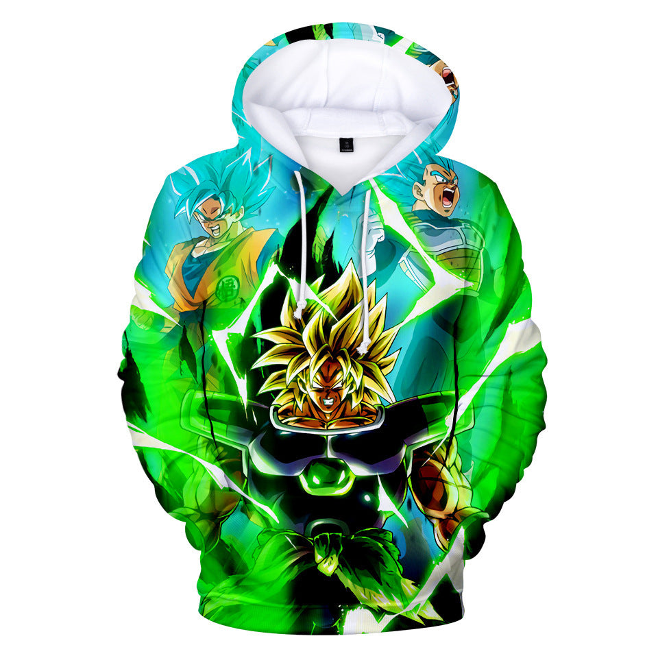 Unisex Anime 3d Color Print Pullover Hoodie