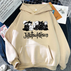 Casual Anime Printed Versatile Long Sleeve Hoodie