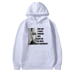 Casual Liam Tribute Letter Print Hoodie