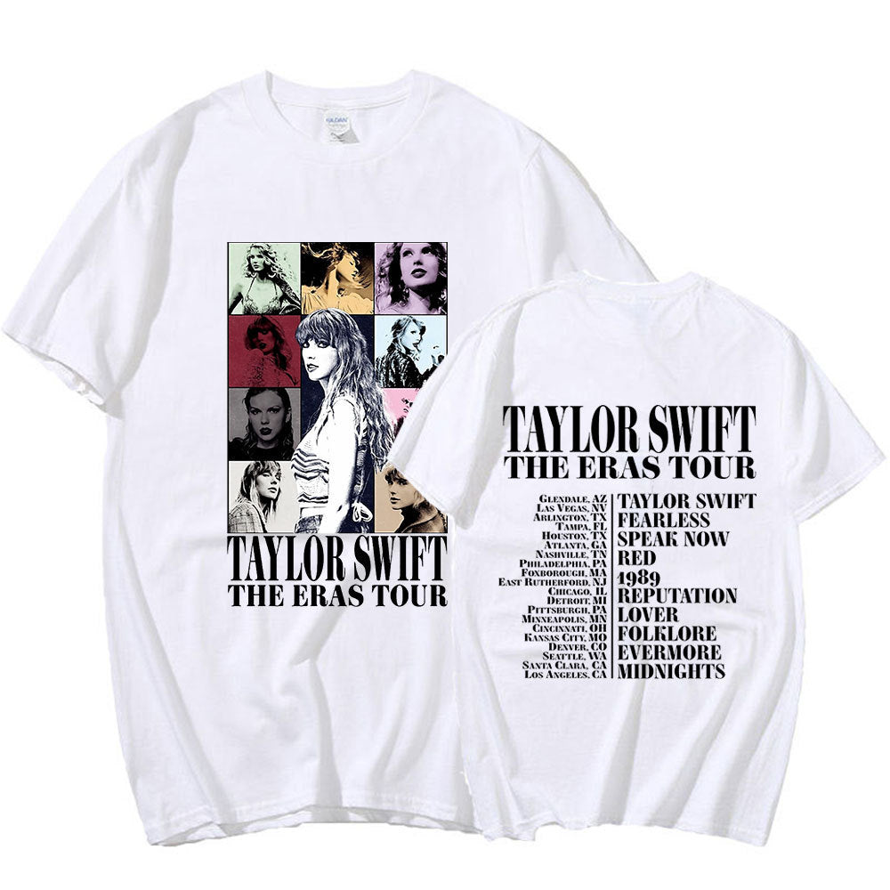 Casual Taylor Tour Printed Loose T-shirt