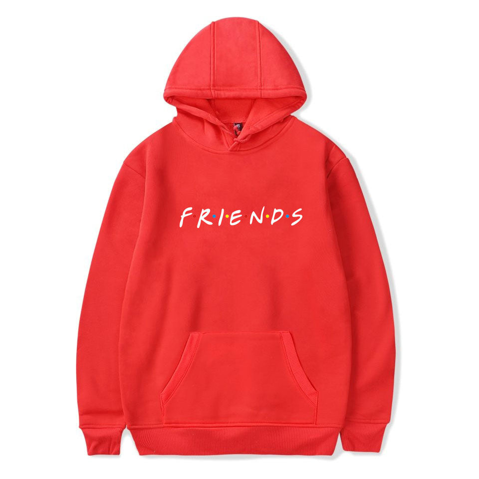 Unisex Trendy Friends Casual Loose Hoodie