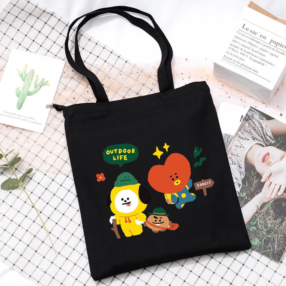 Kpop The Green Planet Shoulder Canvas Bag