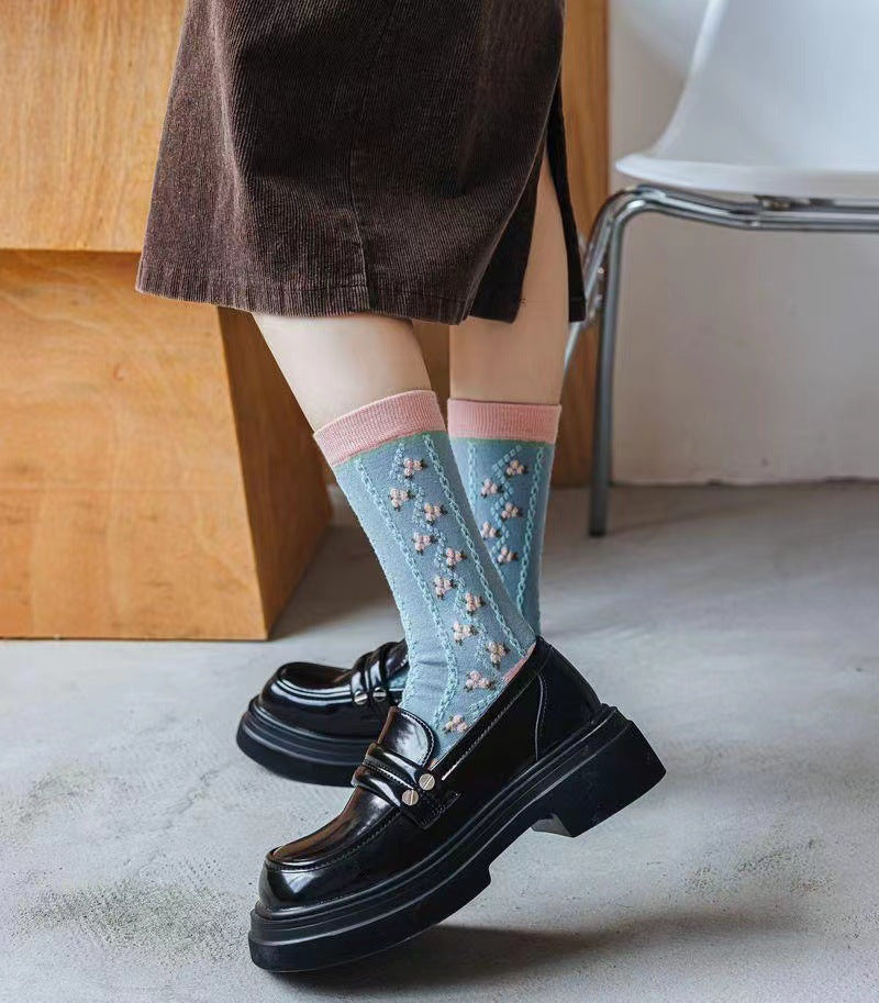 Tulip Flower Socks