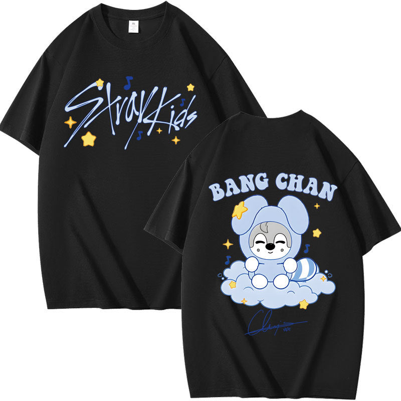 SKZ Doll Printed Short Sleeve Tee