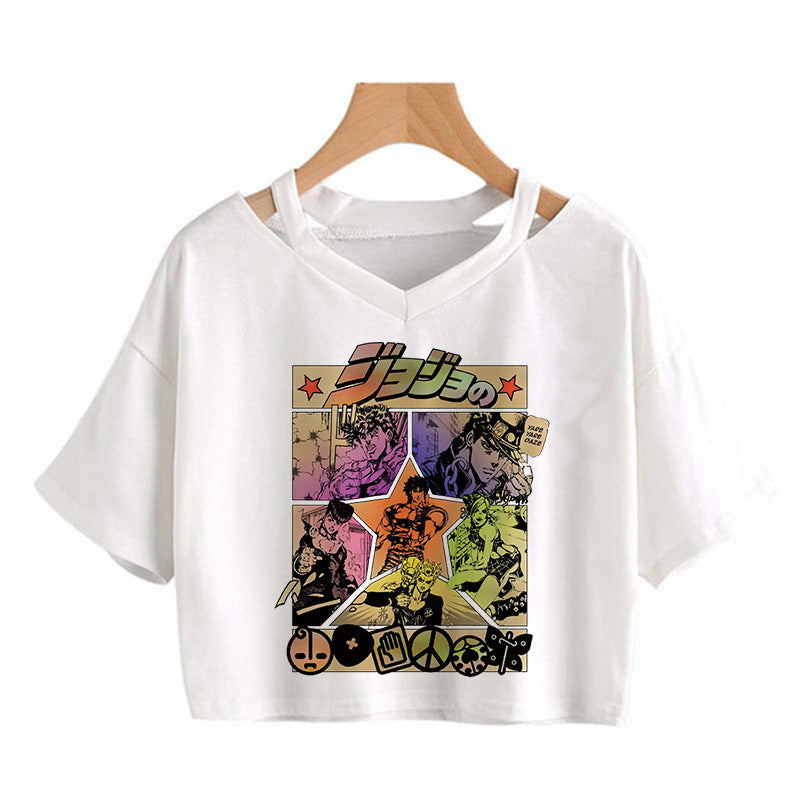 Chic Girls Jojo Printed Crop Top T-shirt