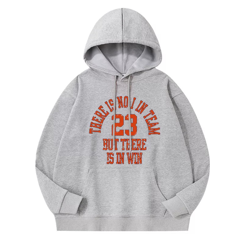 TAESAN Zhang Hao Letter Printed Pullover Hoodie