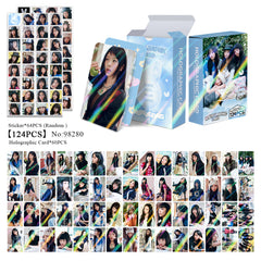 124PCS Summer of NJZ Holographic Photocard Sticker
