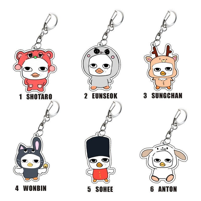 KPOP Boy Group Keychain Pendant