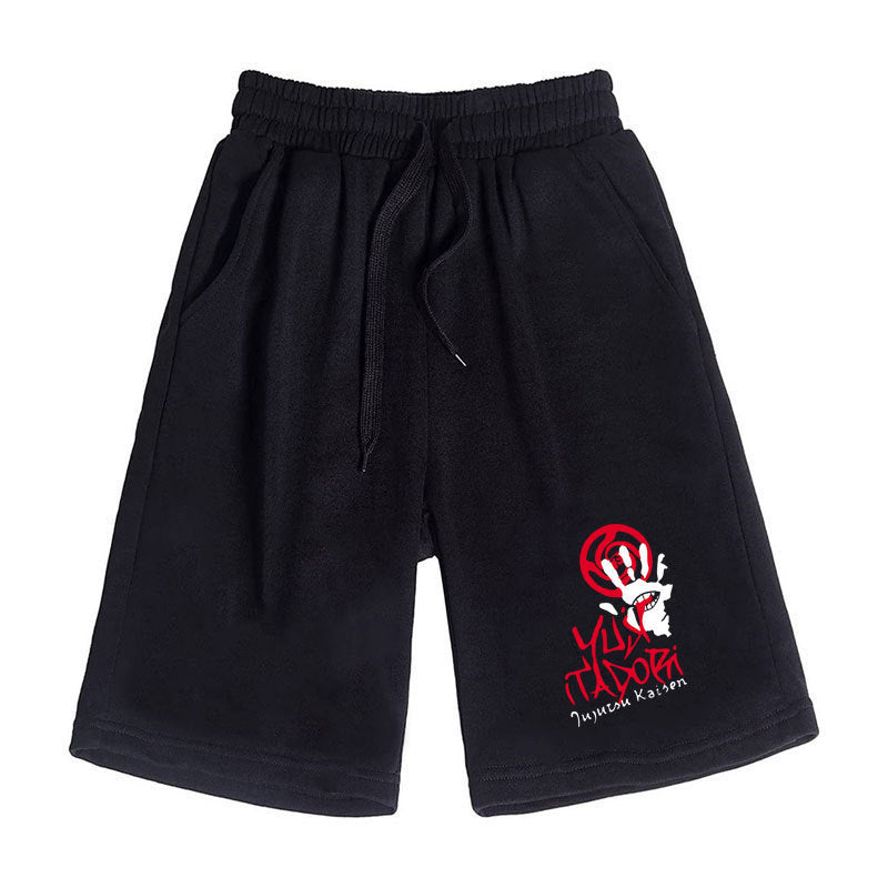 Unisex Anime Print Casual Sports Shorts