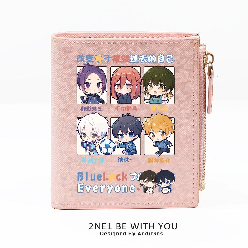 Manga Anime PU Zipper Wallet