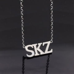 SKZ LOGO Stainless Steel Necklace Bracelet
