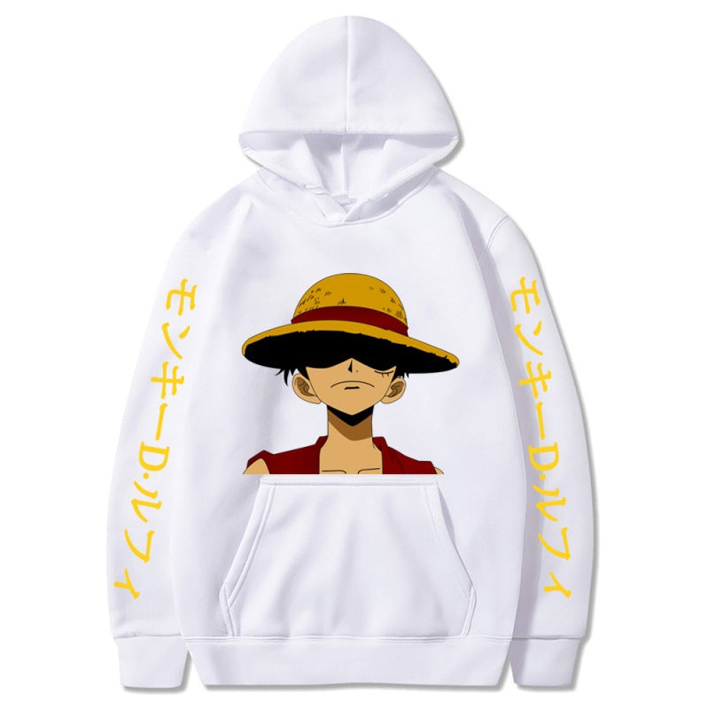 Unisex Monkey D. Luffy Printed Casual Hoodie