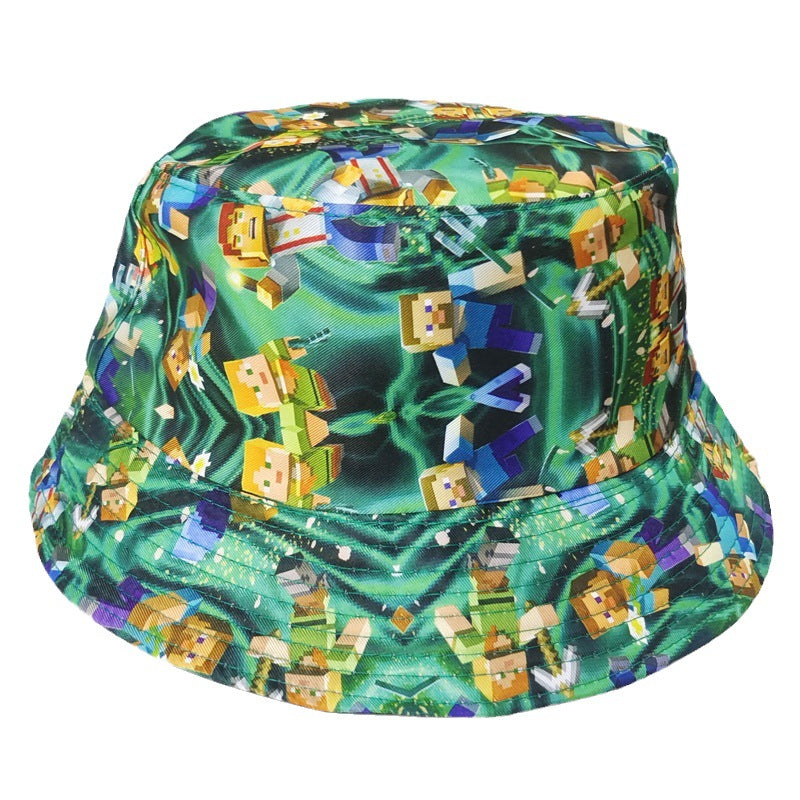 Casual Anime Printed Bucket Hat