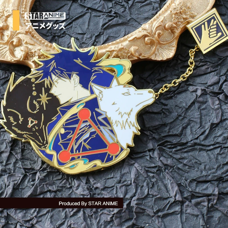 Exquisite Anime Metal Badge Pendant