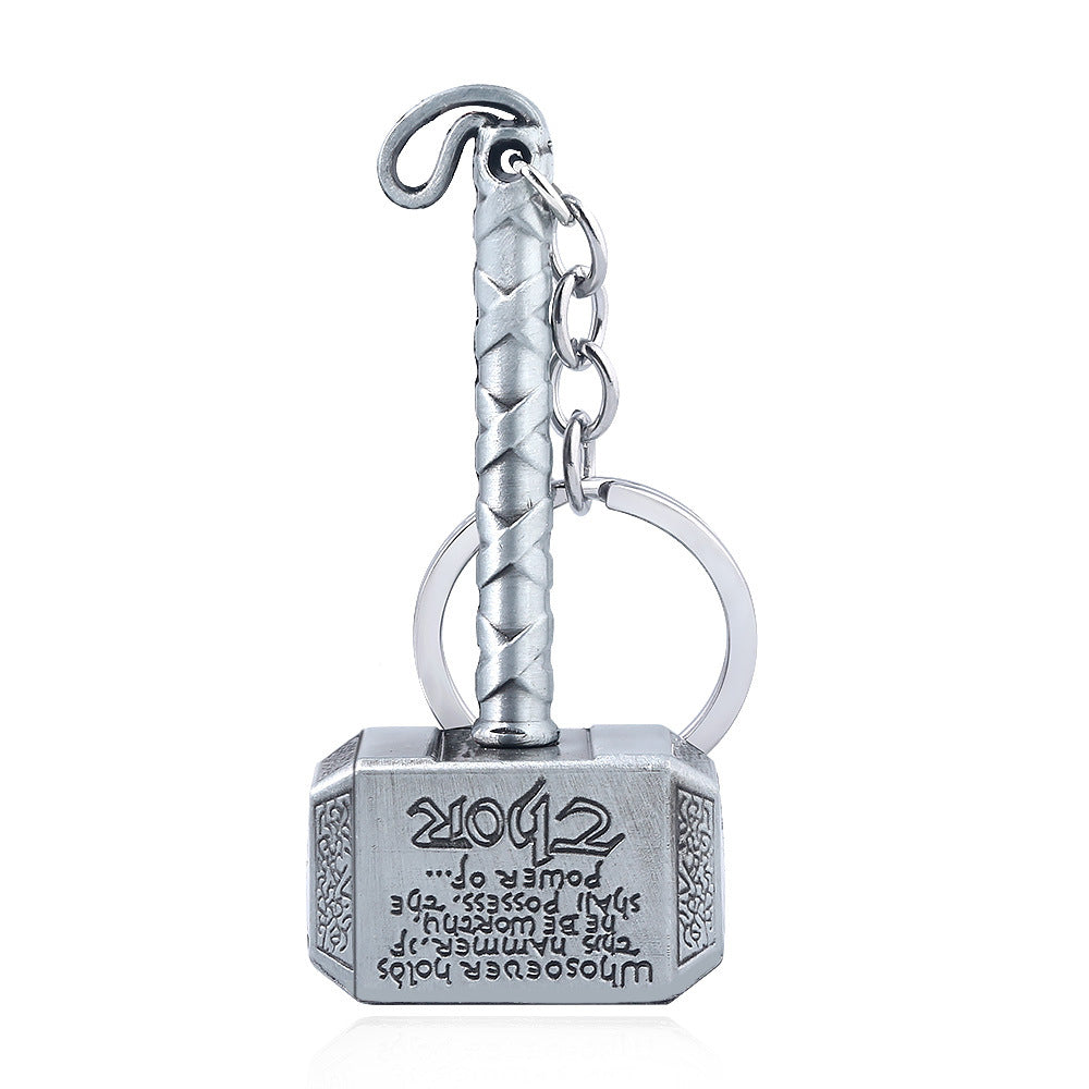 Thor Hammer Keychain Pendant