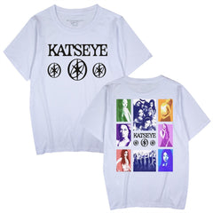 KATSEYE Group Printed Cotton Short-sleeved T-shirt