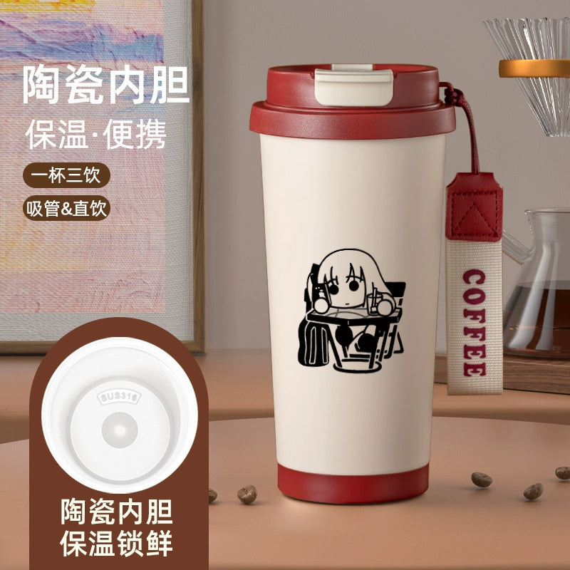 Anime Logo Coffee Thermos Cup