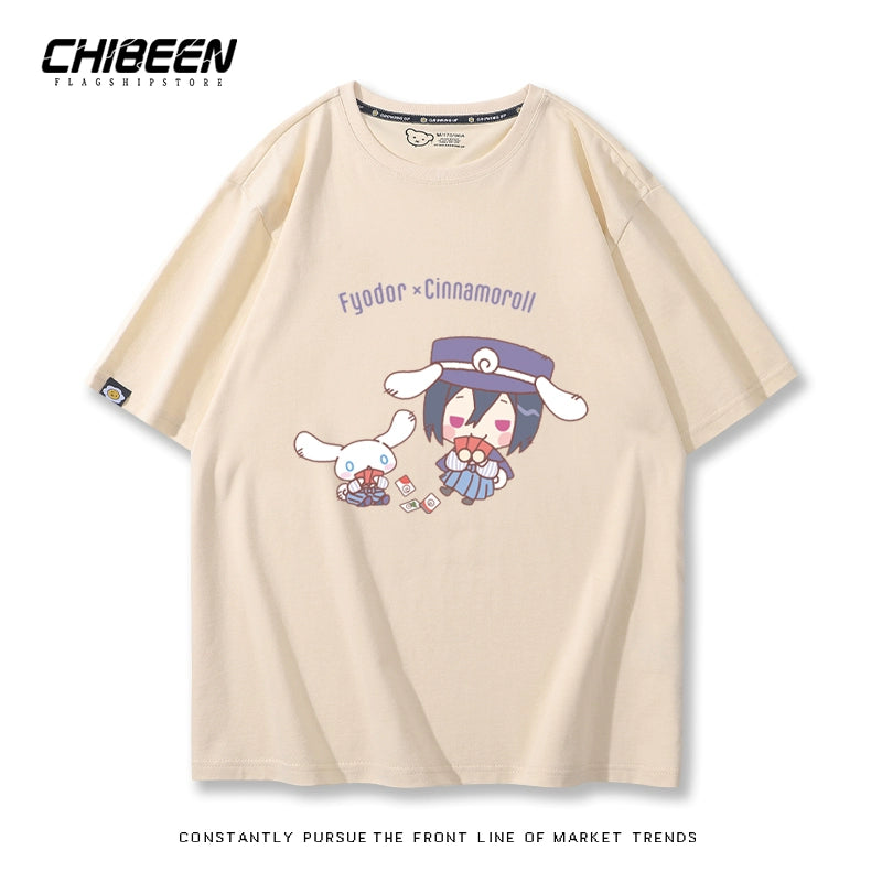 Men's and Women's Dazai Short Sleeve Cotton T-Shirt